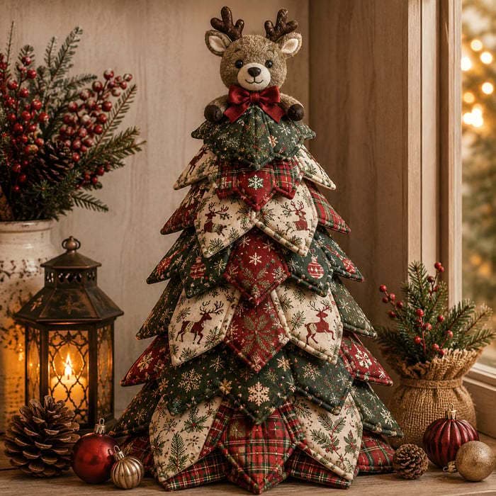 DIY Quilted Christmas Tree KitDIY Quilted Christmas Tree Kit in stock
