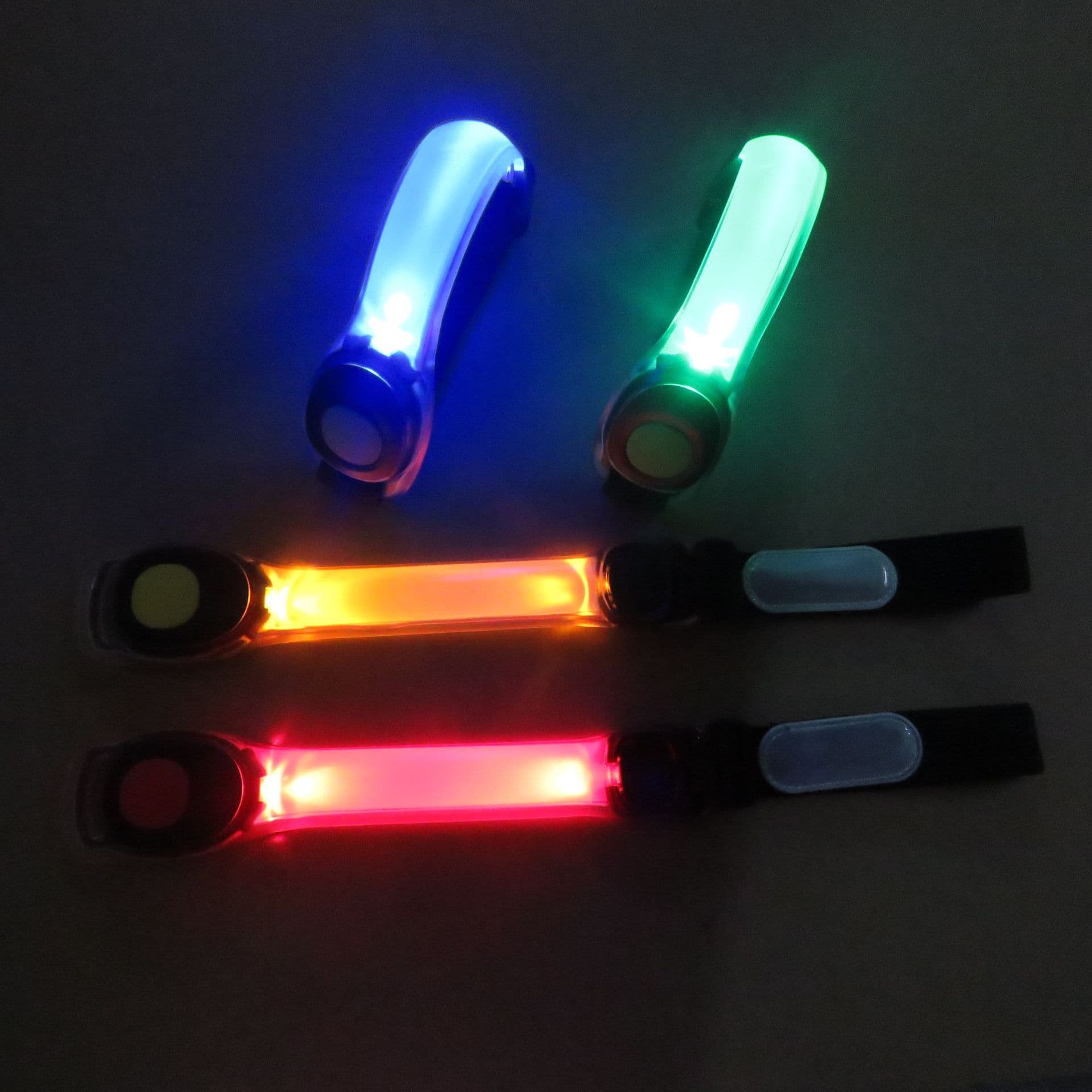 Night outdoor sports luminous small gift LED luminous arm light Night running and cycling warning luminous wrist strap