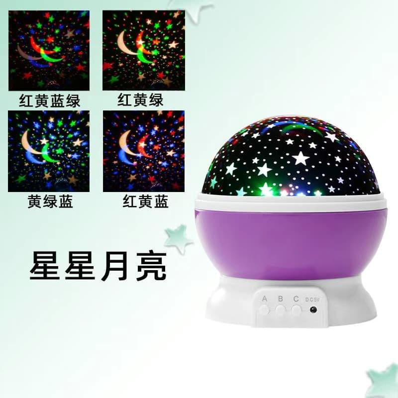 Wholesale Dreamy Starry Sky Projector Night Light, Romantic Holiday Atmosphere Night Light for Kids, Cross-border Birthday Gift
