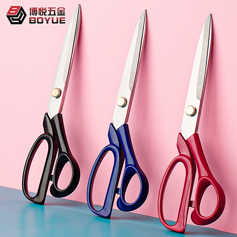 Household tailor scissors stainless steel garment scissors hand scissors sewing textile cutting large scissors leather scissors wholesale