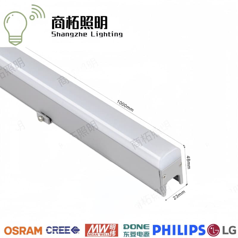 Factory Direct Outdoor Waterproof LED Linear Light RGB 512 External Control Guardrail Tube Seamless Connection Contour Light