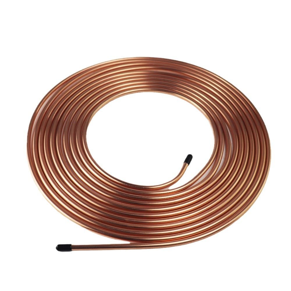 Wholesale automotive galvanized metal tube, 25-foot coil, factory direct brake tube pipeline