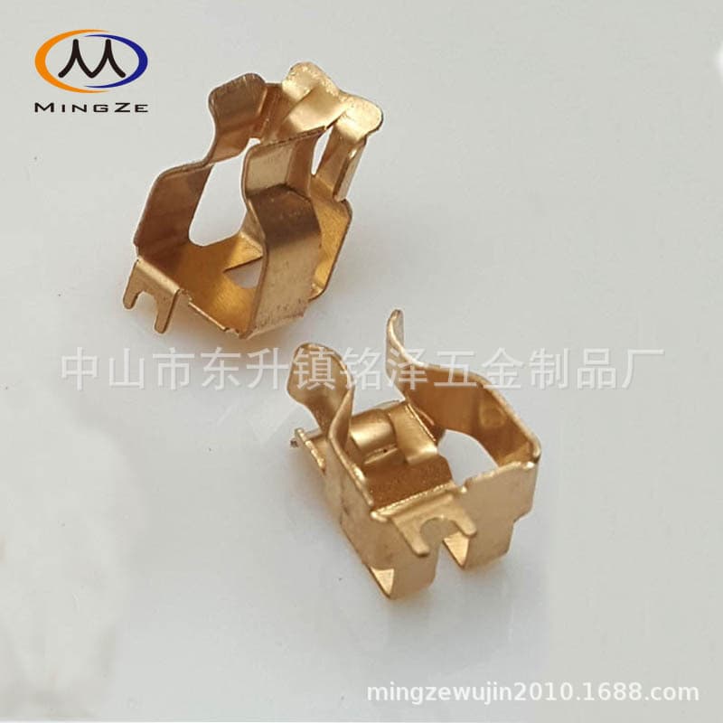 Universal Copper Contact Springs for Switch/Socket Accessories, Three-pole Outlet Hardware with PCB Soldering