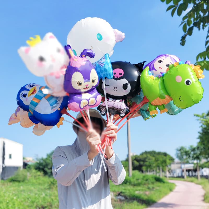 Children's Cute Cartoon Balloons Kuromi and Stella Lou Kindergarten Decoration Supplies Street Stall Balloon Toys