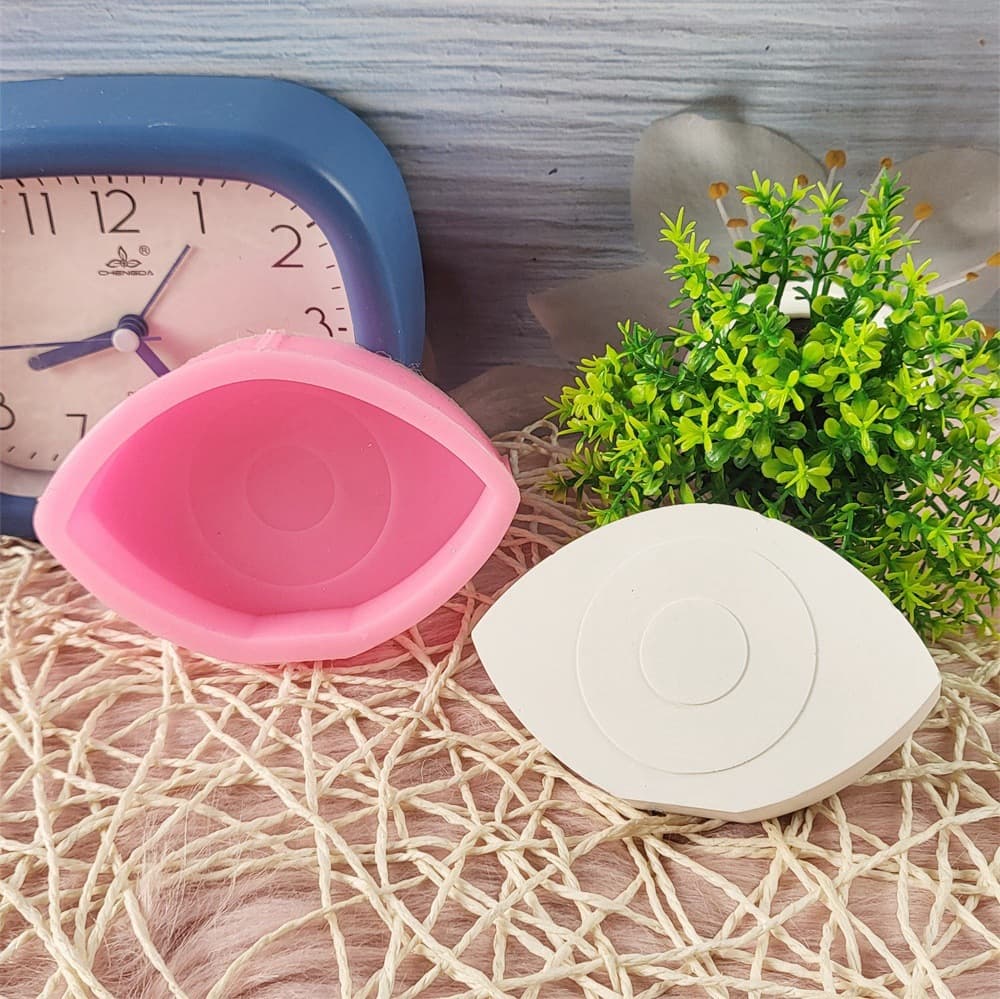 Evil Eye Plaster Ornament Candle Mold Silicone Mold DIY Plaster Silicone Mold W0187