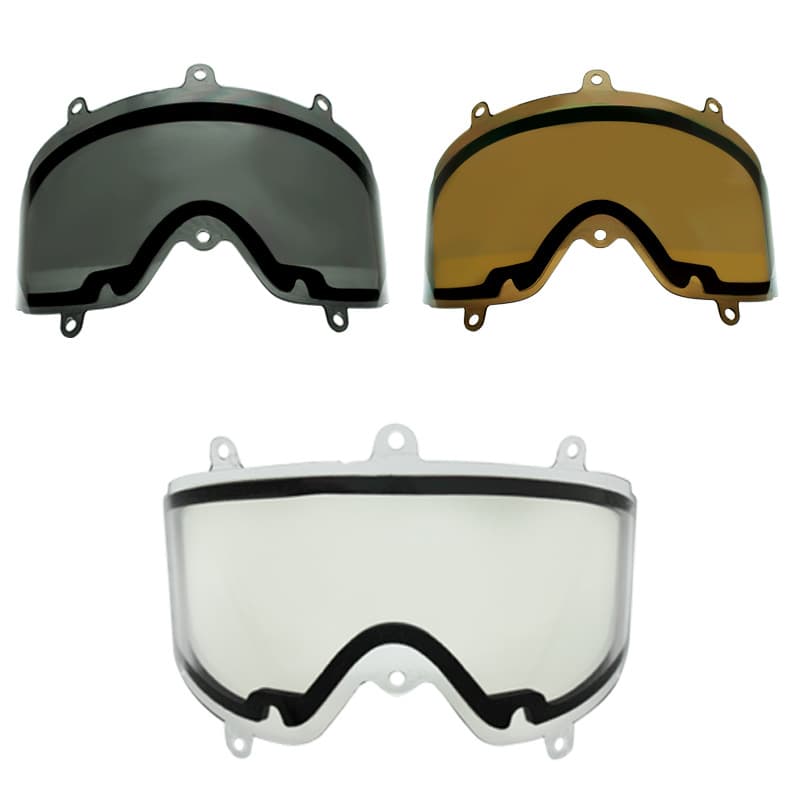 Imported Anti-Fog CS Replacement Lens for Shooting Glasses, Attack and Defense Arrow Double-Layer Anti-Fog Lens, Scott Compatible Lens