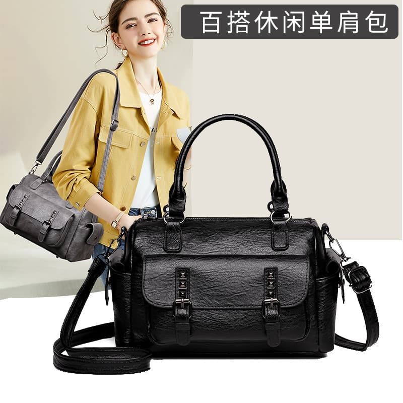 Large Capacity Crossbody Bag for Women 2025 Ladies' Handbag Mom Bag Fashionable High-Quality Texture Shoulder Bag Versatile