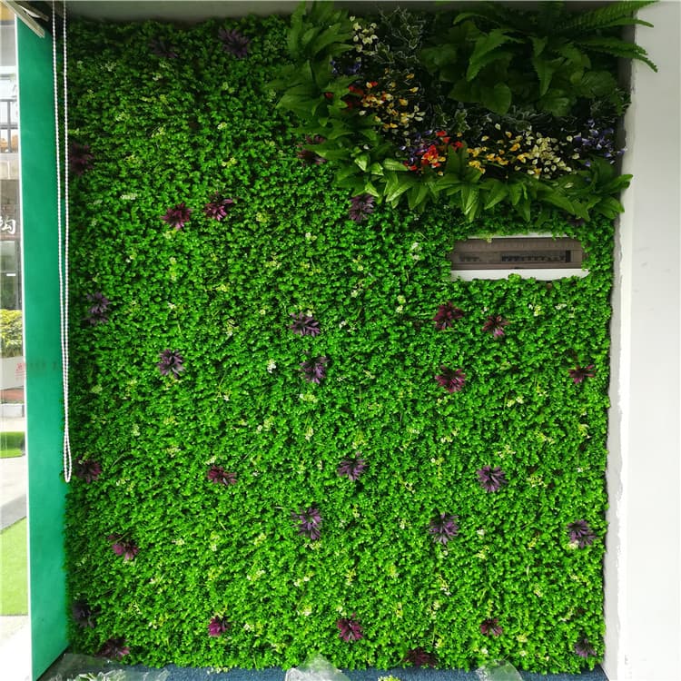 Simulated plant wall pastoral eucalyptus lawn decoration shop window sun ceiling wall hanging background image floral wall