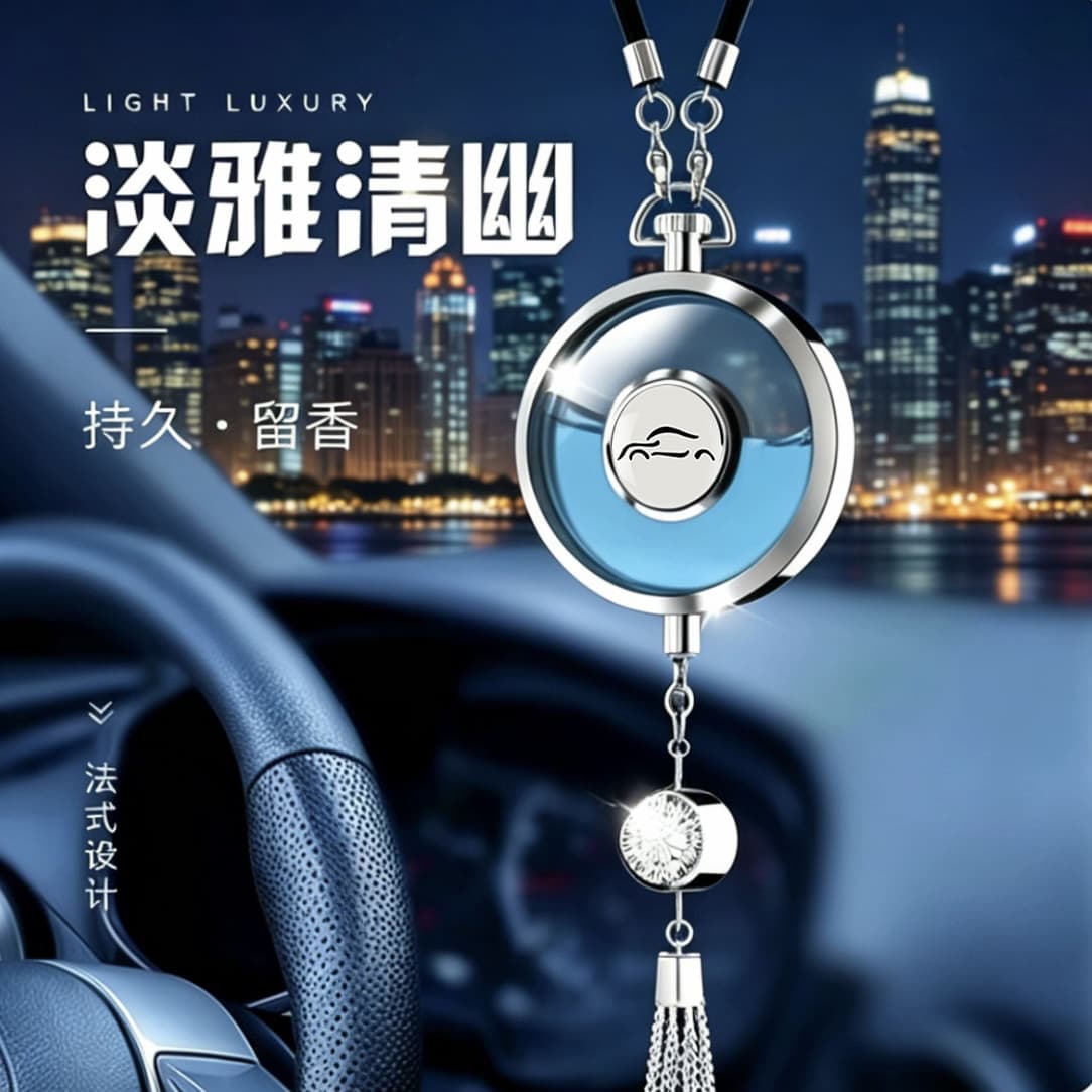 Wholesale Car Perfume Air Freshener Hanging Ornament Long-Lasting Light Fragrance Genuine High-End Car Decoration
