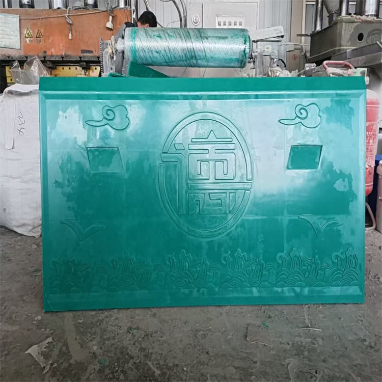 FRP snow barrier, SMC molded corrosion-resistant salt shield, urban greenbelt snow-melting agent isolation panel