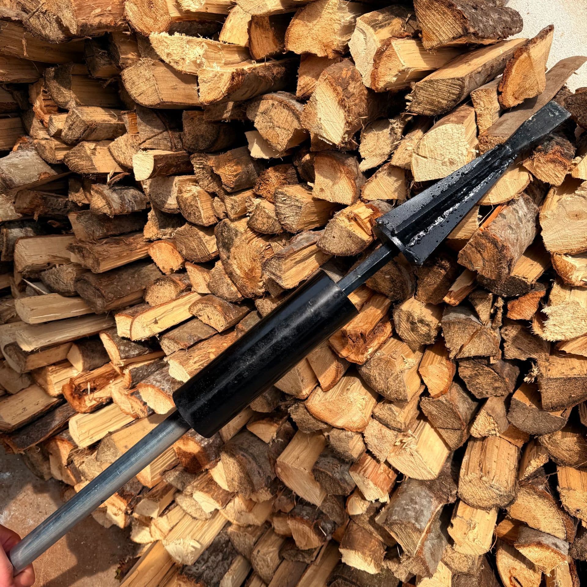 German wood splitting artifact wood splitter wood splitter wood splitting ax wood splitting tool household rural safety wood splitting tool