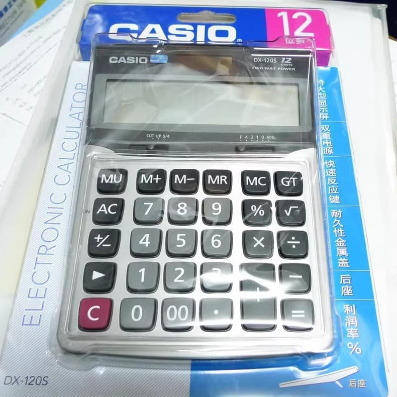 Genuine Free Shipping Casio Calculator GX-12s DX MS 120S Office Business Casio Computer