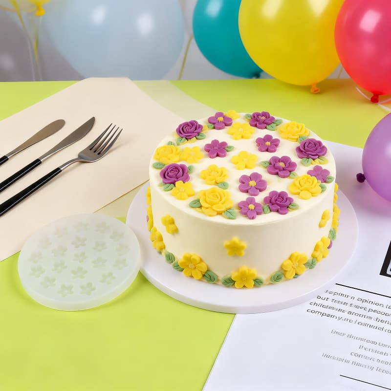Multi-Flower Silicone Mold Cake Decoration Chocolate Mold DIY Resin Plaster Candle Handmade Soap Mold