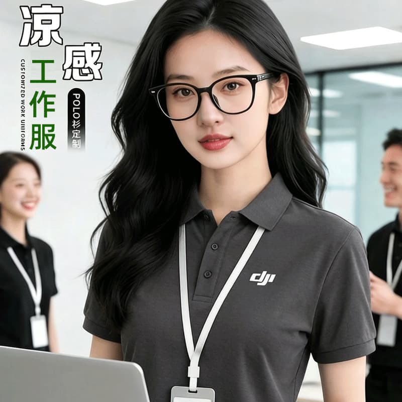 Custom Short-Sleeve Polo Work Uniforms, Factory Wear, Corporate Culture T-Shirts, Logo Embroidery & Printing