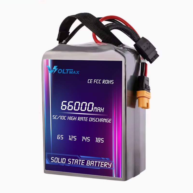 44.4V Solid State Battery 22.2V 51.8V for Heavy-Lift Drone Aircraft 66.6V High Density Lithium Battery
