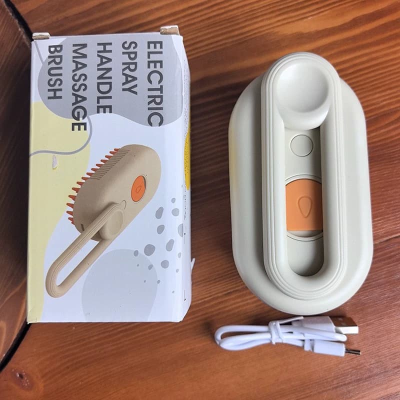 Cat and Dog Pet Spray Massage Comb Electric De-shedding Brush Anti-flyaway Non-irritating Skin Bath Cleaning Removes Loose Fur Blow Dryer