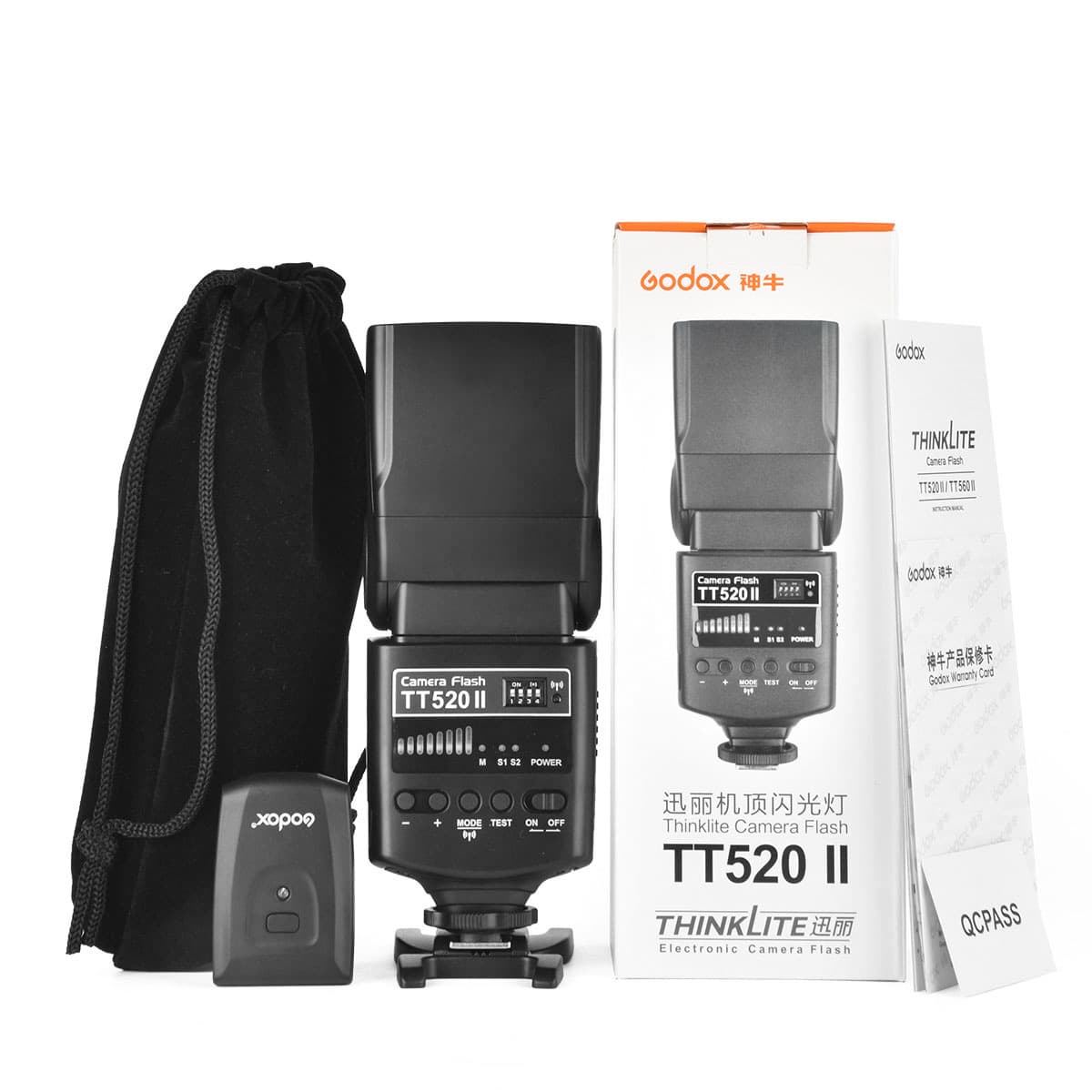 Godox TT520II Hot Shoe Mount Flash External/Speedlite for DSLR Cameras