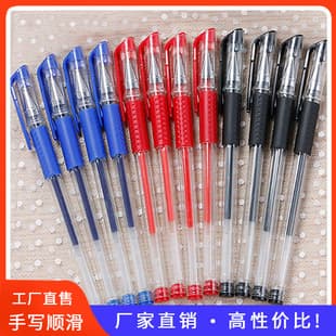 Bullet Tip European Standard Office Gel Pen Logo Design Student Stationery Water-Based Sign Pen Needle Tip Pen Wholesale