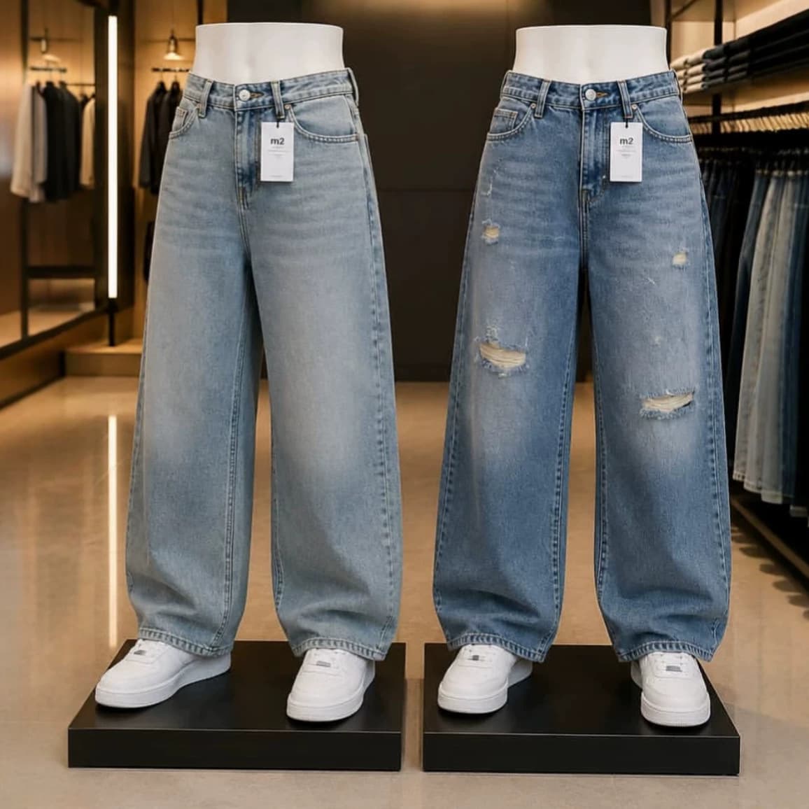 Casual simple men's jeans in stock Wholesale men's jeans new denim trousers bulk