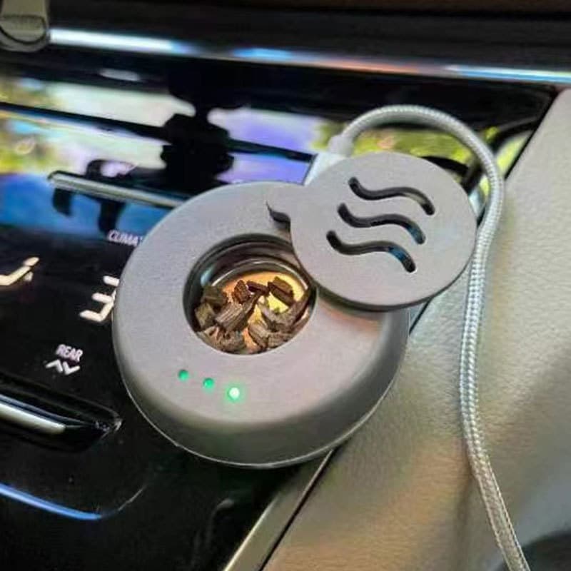 Cross-border Source Mini Car USB Multifunctional Car Electronic Incense Burner for Agarwood Sandalwood Powder Spices