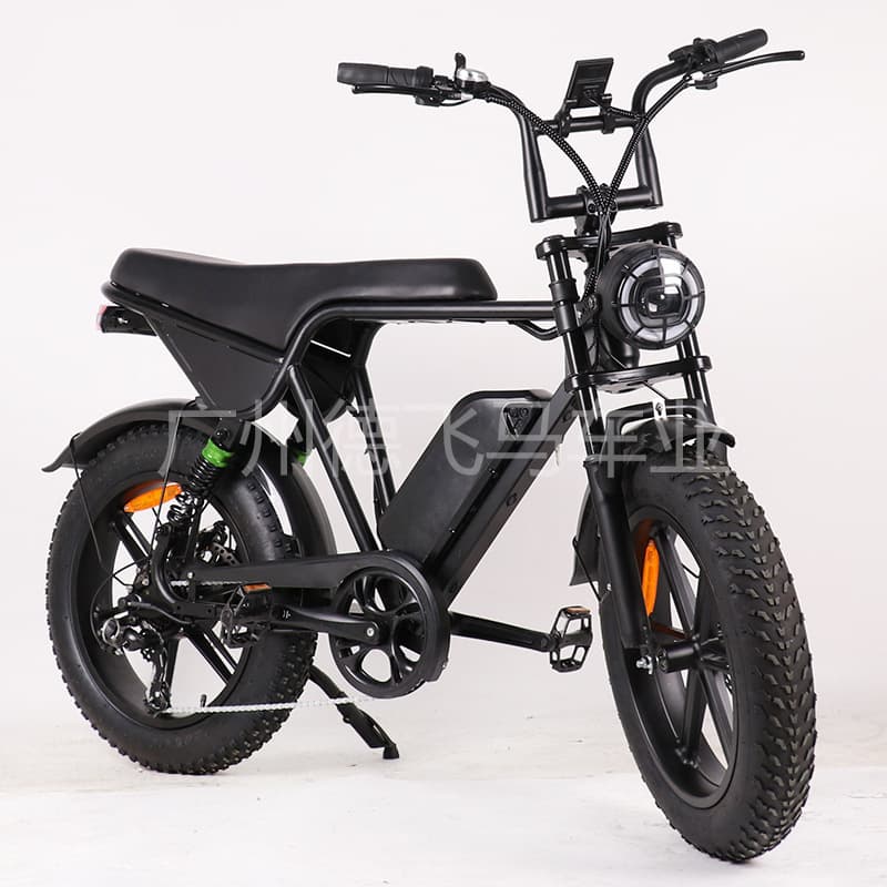 Factory Wholesale Off-Road Snow Fat Tire Electric Bicycle Adult Fat Tire 7-Speed Electric Motorcycle