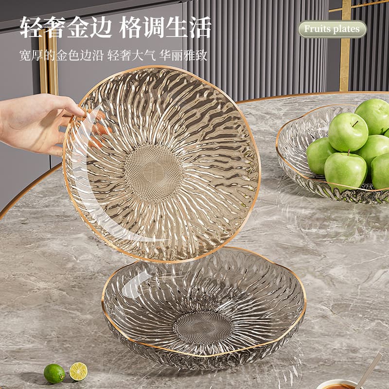 High-Quality Flower-Shaped Plastic Fruit Tray for Instagrammable Home Dining Tables, Wholesale of Dessert and Candy Displays