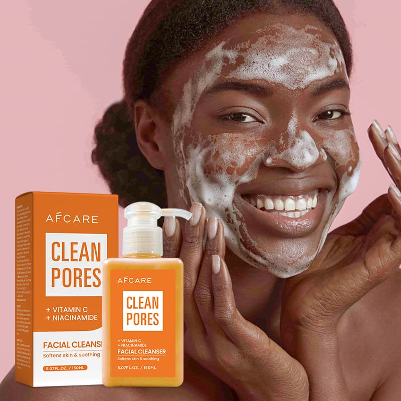 Cross-border Best-selling Vitamin C Facial Cleanser Foam Face Wash Wholesale for Export