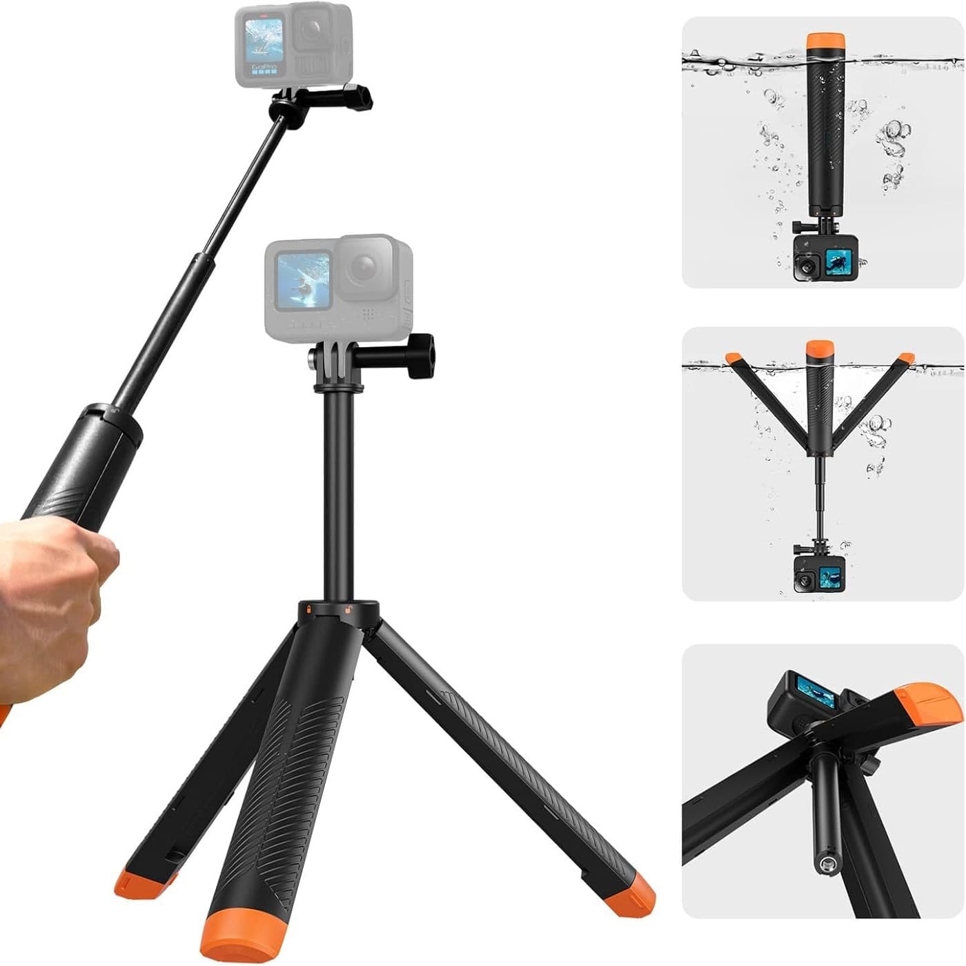 Gopro buoyancy stick underwater shooting stabilizer diving photography accessories handheld waterproof action camera buoyancy stick