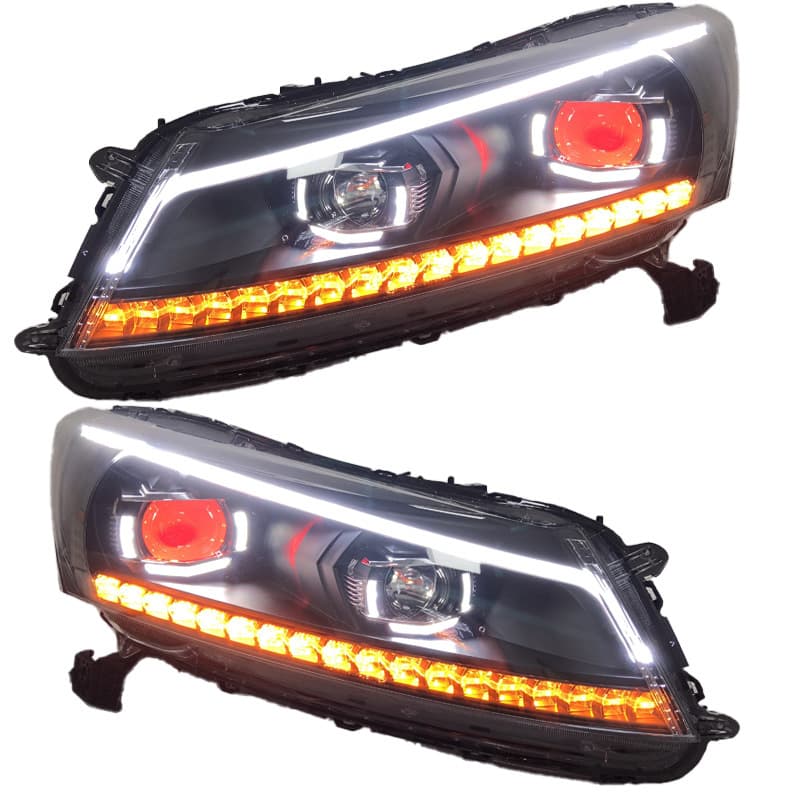 Suitable for Honda eighth generation Accord headlights 2008-2013 headlight modification and upgrade car accessories with high quality