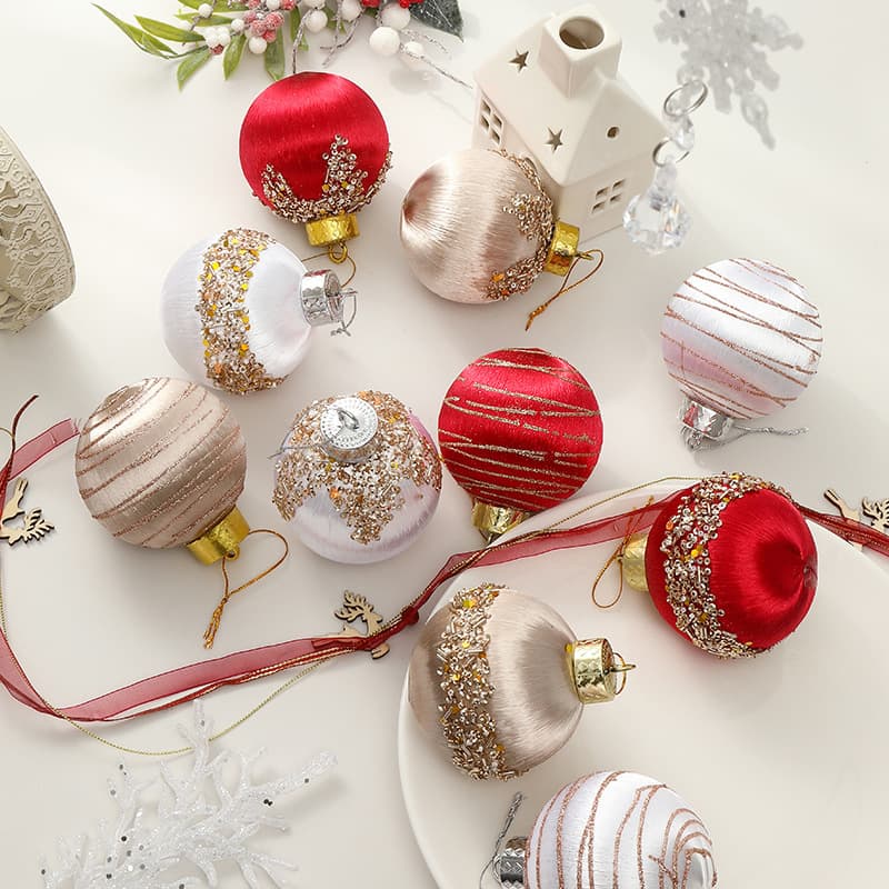 Christmas decorations new Christmas ball set scene layout ins Christmas tree decoration pendant pendant ornaments diy