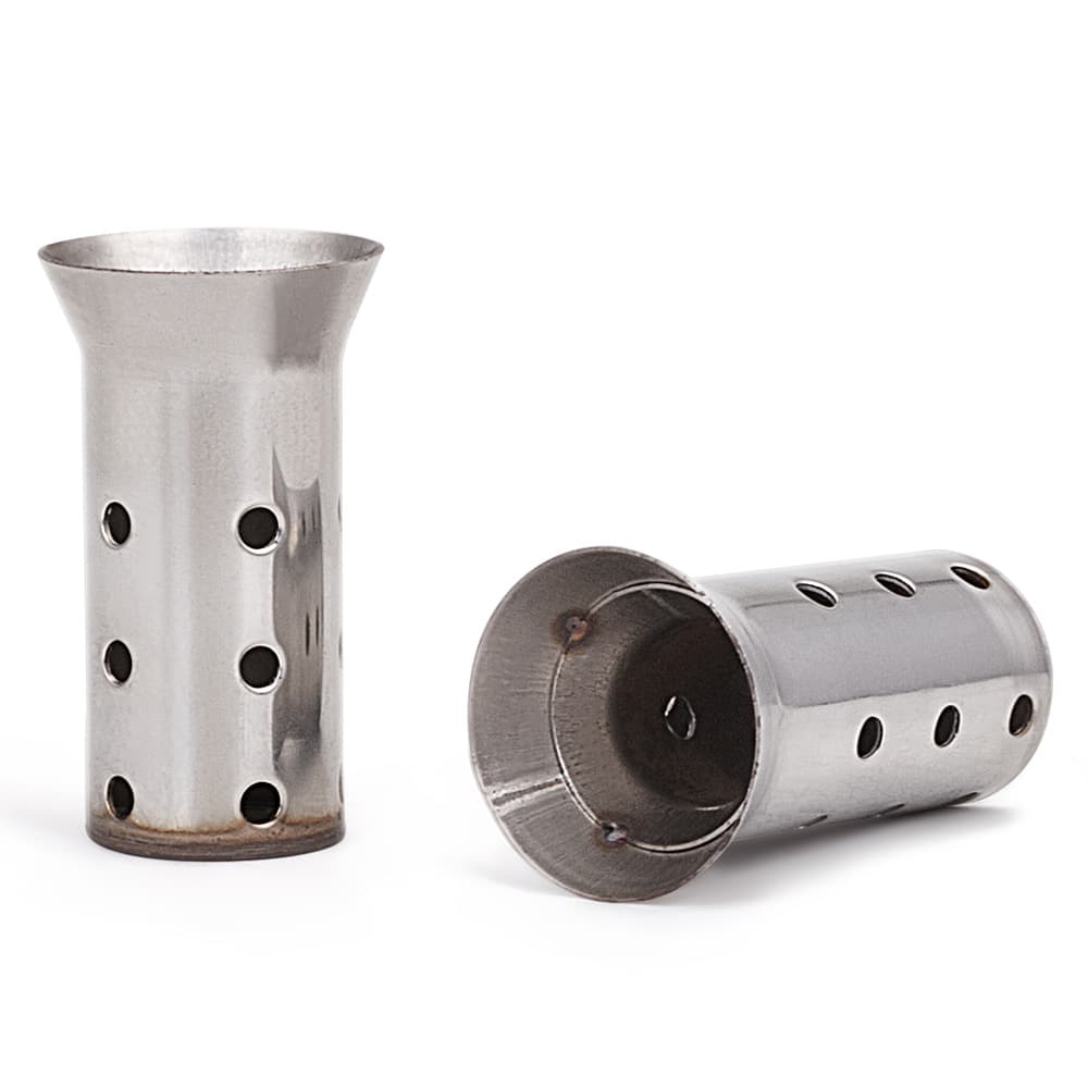 Motorcycle Exhaust Pipe Modification Accessory Muffler Silencer Plug Double-Layer Back Pressure Long Type 51mm Diameter Universal