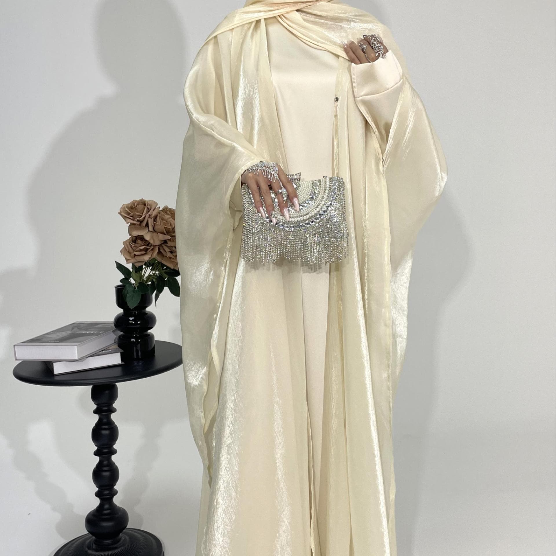 Cross-border foreign trade women's clothing two-piece suit organza elegant dress skirt