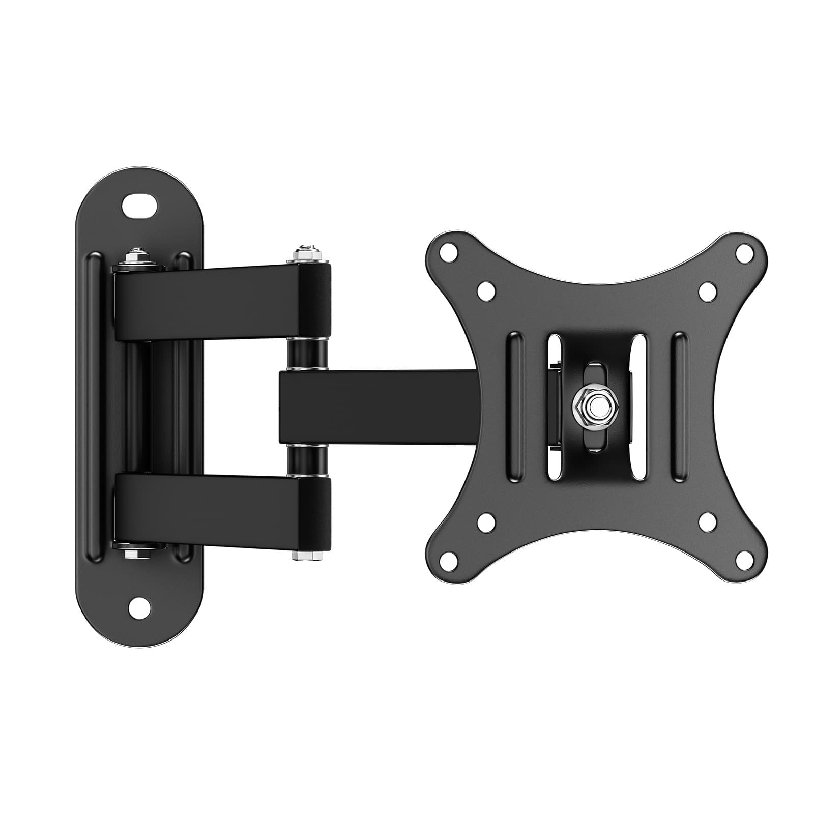 Small Size TV Wall Mount 14-27 Inch Rotatable and Extendable Mount, Universal Adjustable Stand for Monitors