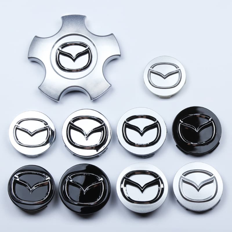 Suitable for Mazda hub cap 57mm Mazda M6 M6 hub center plastic cover 56mm Mazda 3 tire center mark