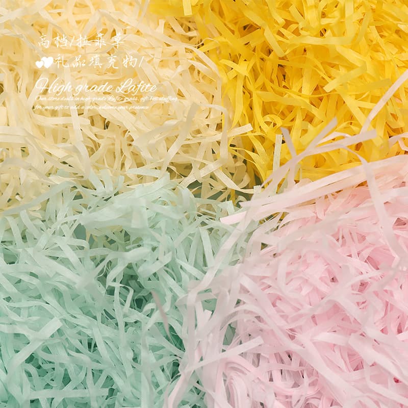Gift box filler raffia grass candy box holiday gift boxes for boyfriend shredded paper strips wholesale 10 kilograms