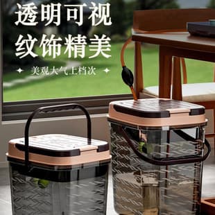 Transparent Tea Bucket, Large Tea Waste Bucket, Tea Table Waste Water Bucket, Tea Leaf Filter, Tea Tray Drain Bucket, Tea Set Accessories