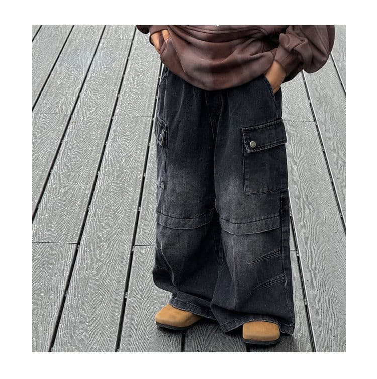 2026 Fall New Children's Jeans for Boys, Korean Fashion Versatile Short and Long Pants, Trendy Cool