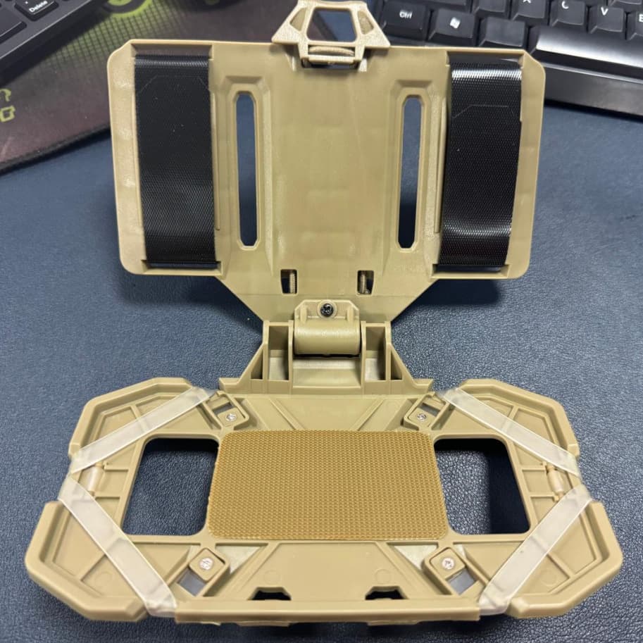 Tactical Navigation Chest Phone Mount, MOLLE Phone Panel, Outdoor Tactical Backpack Accessory for Military Enthusiasts