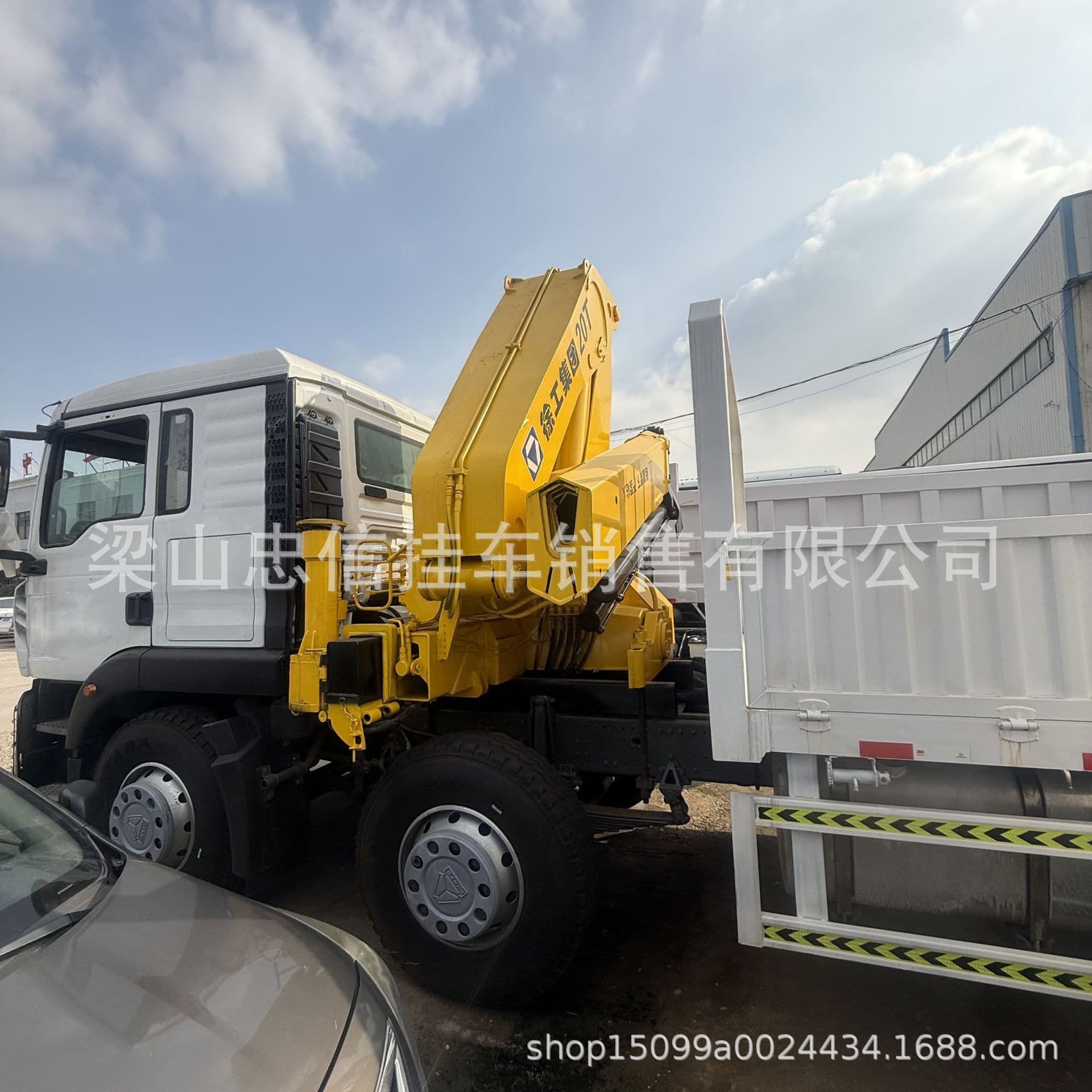 Dock fixed crane, truck-mounted crane arm, installation on trucks, telescopic rotating crane
