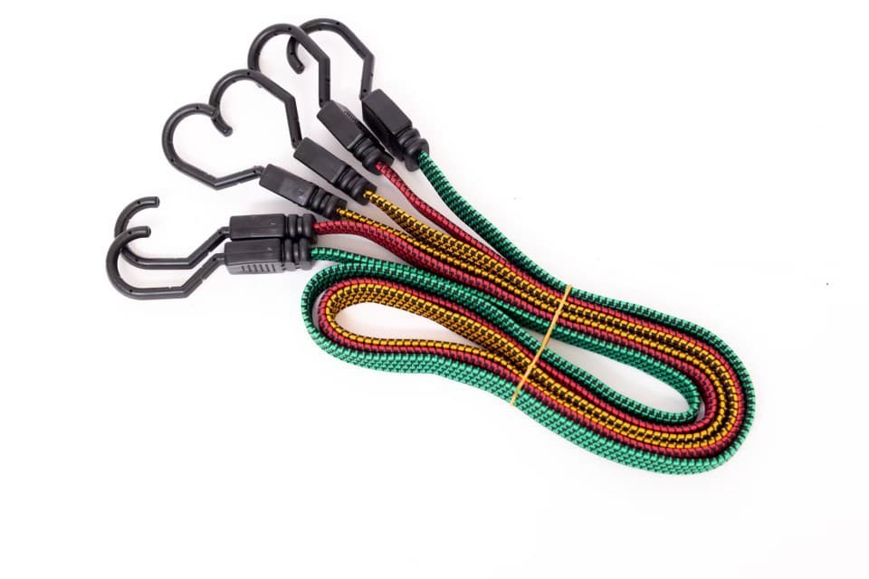 Hook Latex Elastic Flat Bungee Cord Tie Down Strap Luggage Strap Kayak Elastic Rope Outdoor Rope Luggage Elastic