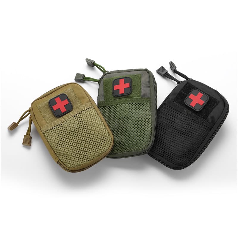 Tactical Medical Bag Outdoor Travel Portable First Aid Bag Molle Accessory Bag Emt Patch Ifak Life-Saving Small
