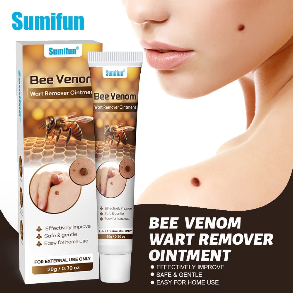 Sumifun Cross-border Amazon Bee Venom Wart Removal Ointment Corns Spurs Warts Flesh Particles Foreign Trade K10264