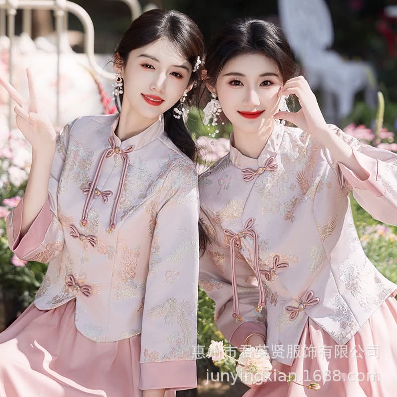 2025 New Chinese Summer Retro Style Bridesmaid Dresses: Sophisticated, Slimming, and Elegant – Stunning Gowns for Bridesmaids