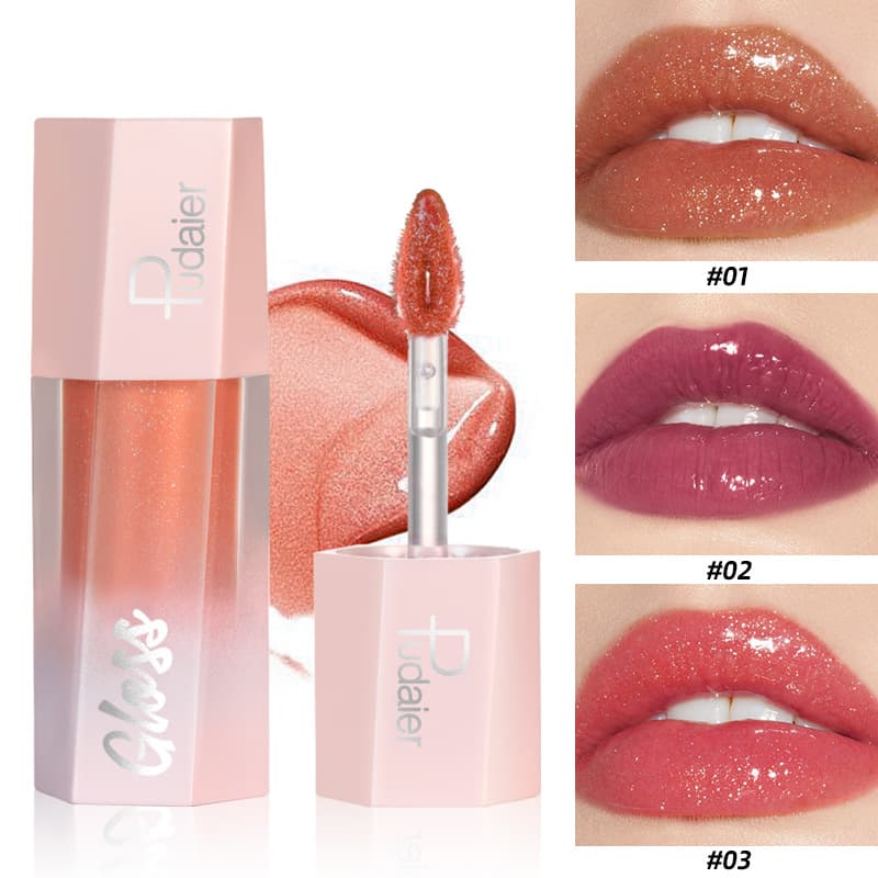 Cross-border beauty Pudaier 8-color liquid lipstick non-stick cup lip gloss non-fading lip gloss European and American foreign trade lip glaze