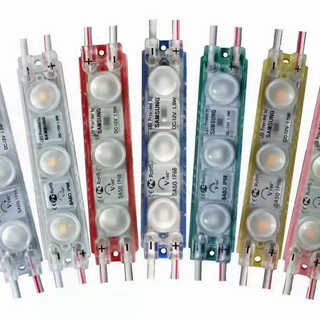 Cross-border 2835 ultrasonic modules, 1.5W cool white high brightness waterproof IP68 advertising light sources, manufacturer with character modules