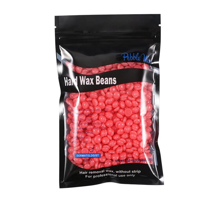 Cross-border Non-Wax Strip Hard Wax Beans for Hair Removal, Hot Wax Beans Depilatory Wax Beads 100g Black Bag 10 Colors