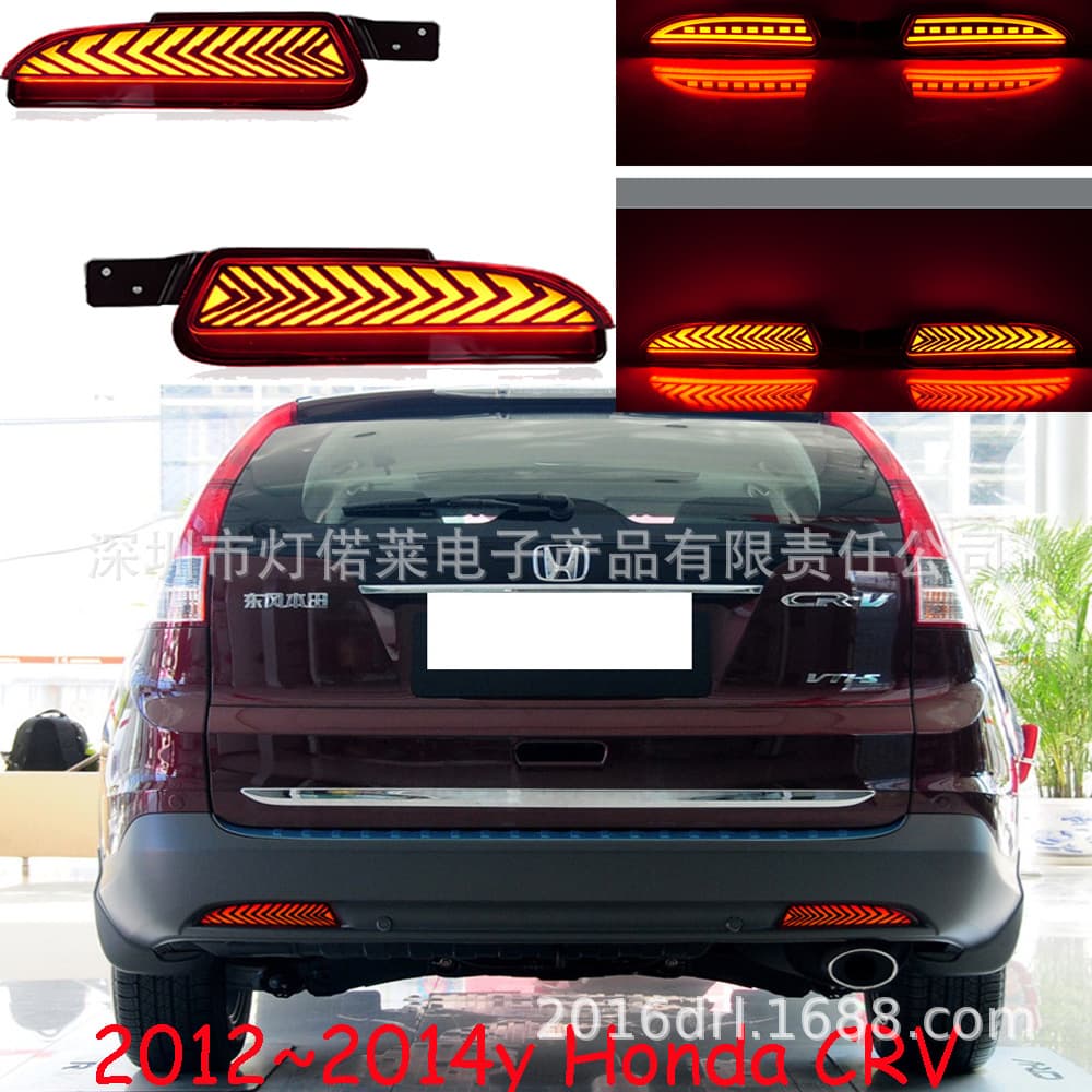For Honda CRV Rear Bumper Light Fog Light CR-V Brake Light Tail Light 2012-2014