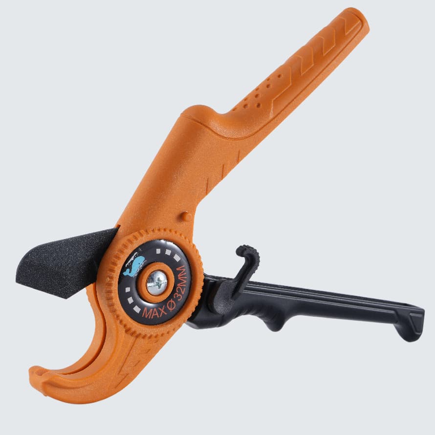 Da Whale New Model Quick-Cut 32mm Aluminum-Plastic Scissors, Anti-Pinch Hand Quick-Cut