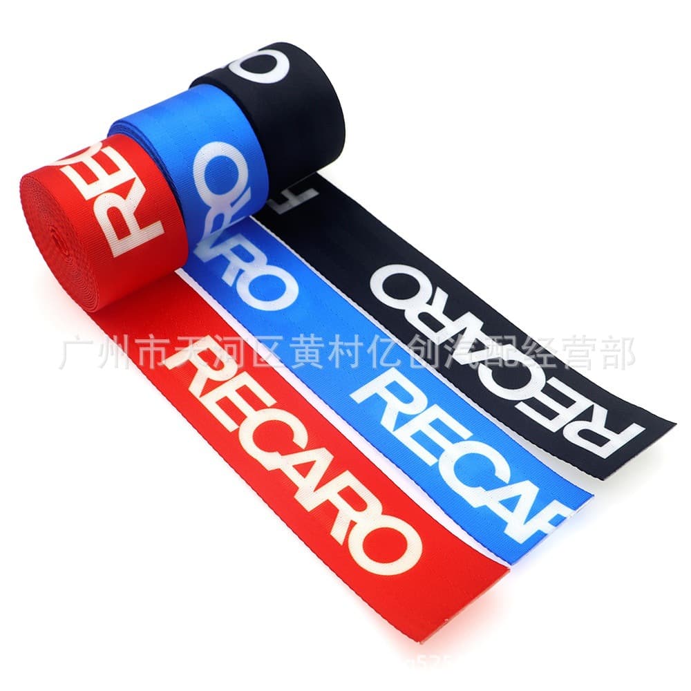 3.6m Universal Car Seat Belt 4.8cm High Quality Modified Seat Belt RECARO Universal Seat Belt