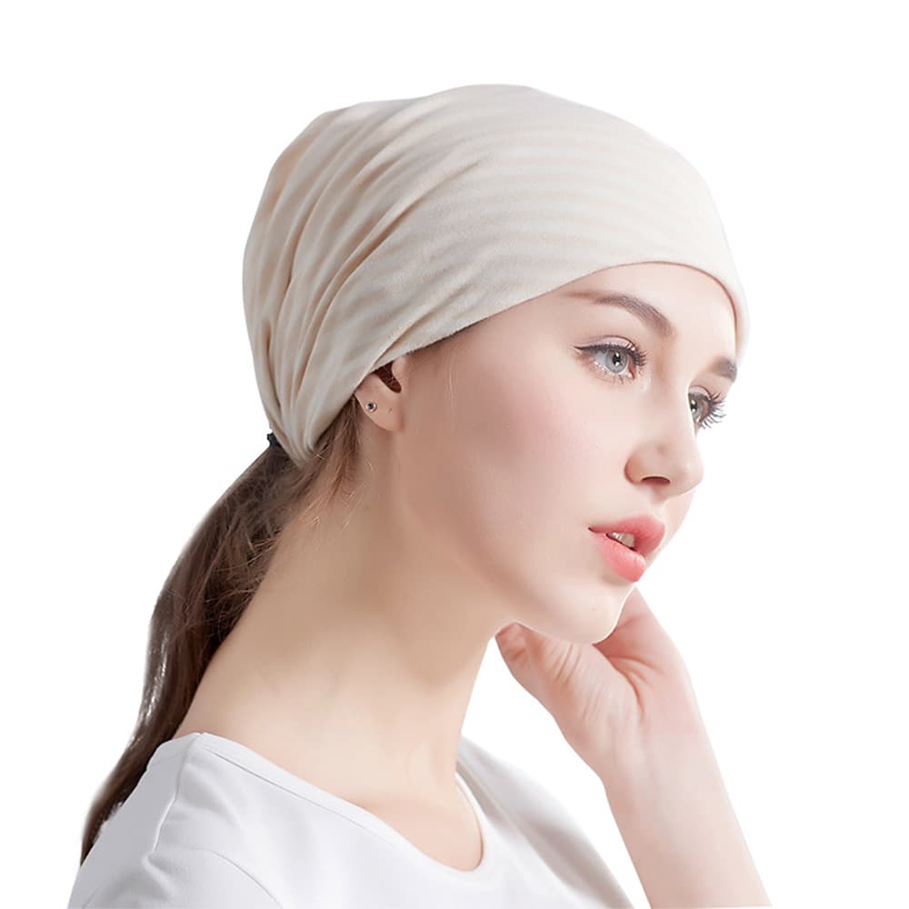 Postpartum Hat for Confinement, Breathable Cotton Maternity Headwear, Maternity Scarf and Head Protection Cap